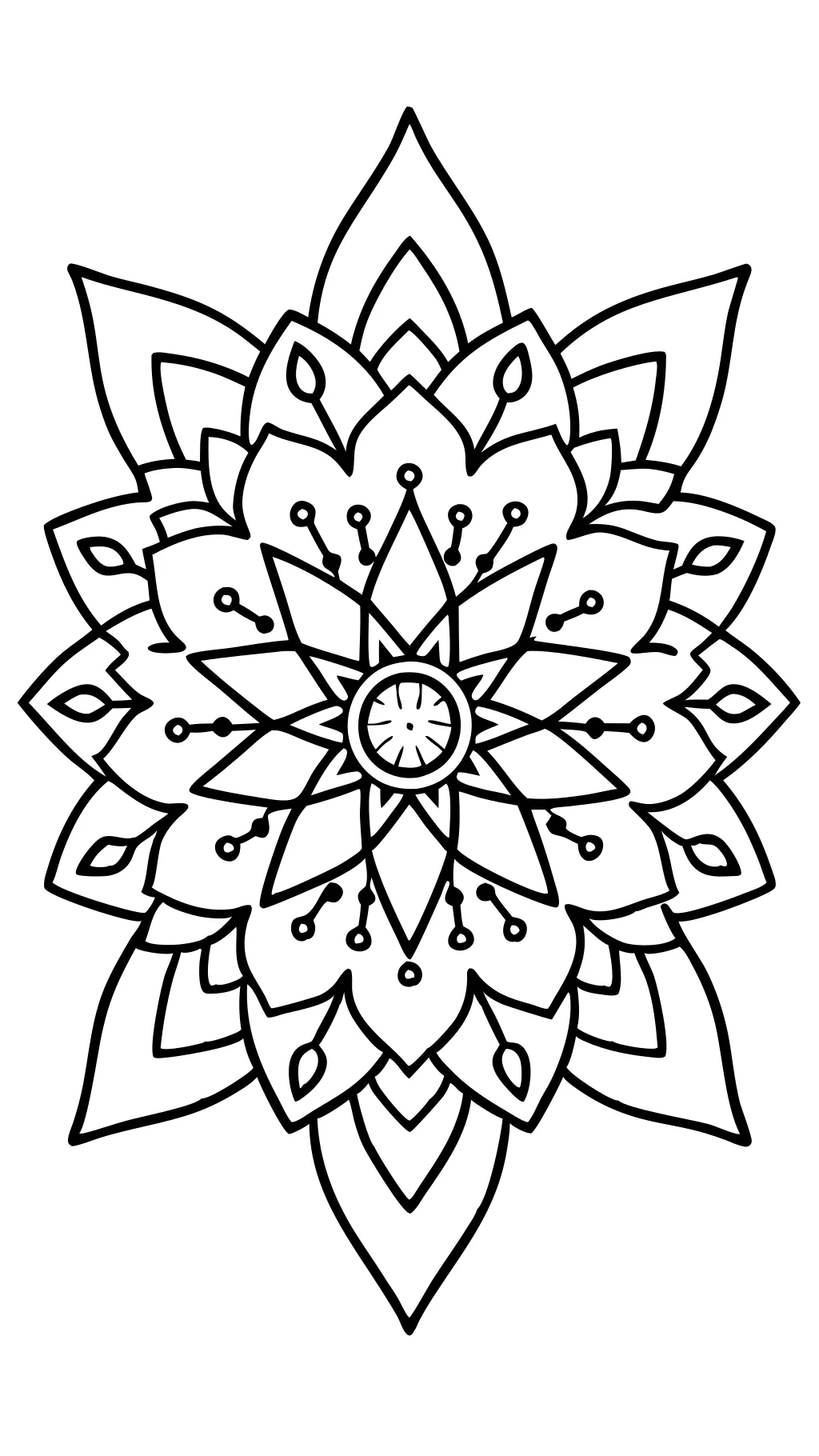 Páginas para colorear de mandalas imprimibles